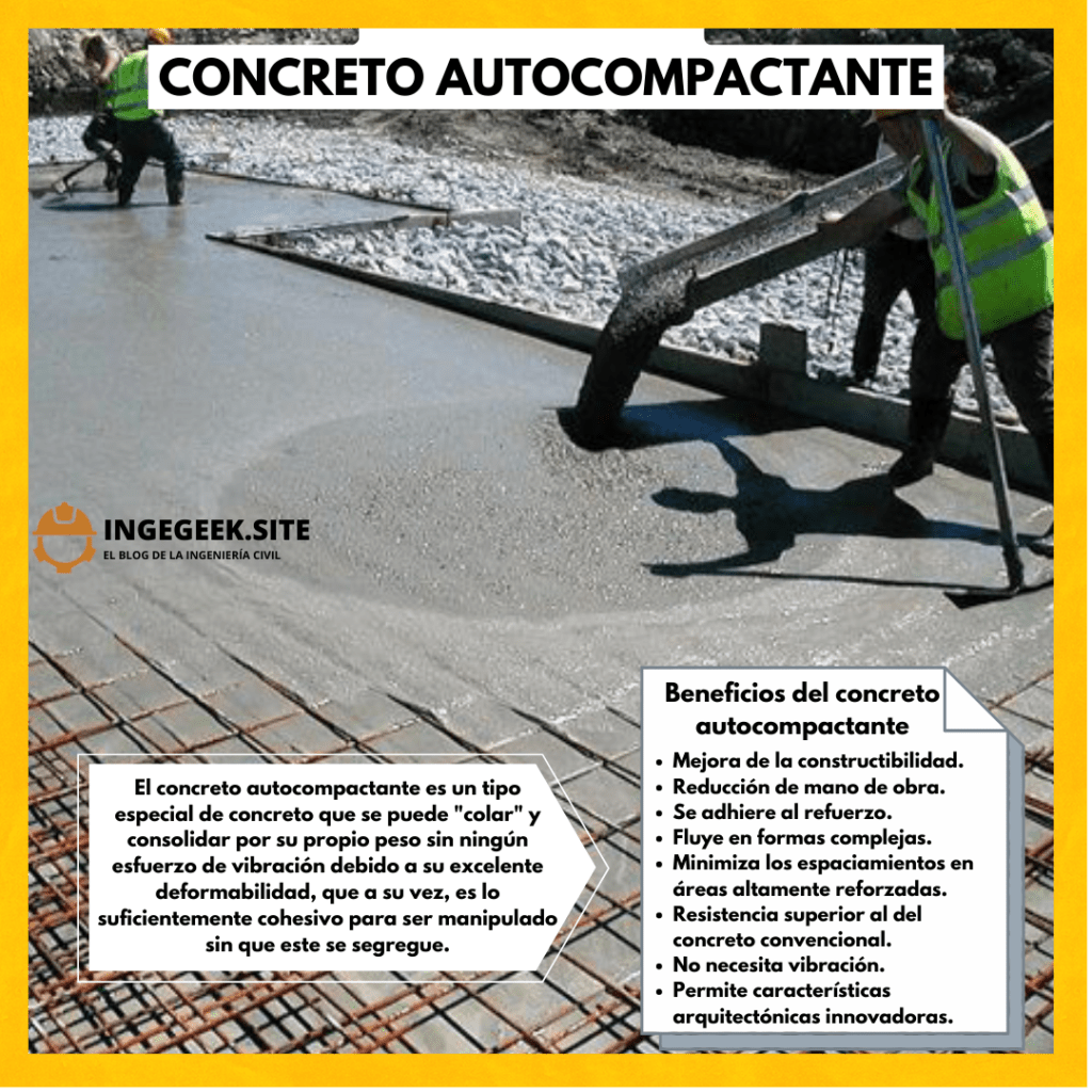 Que es el concreto autocompactante y sus beneficios