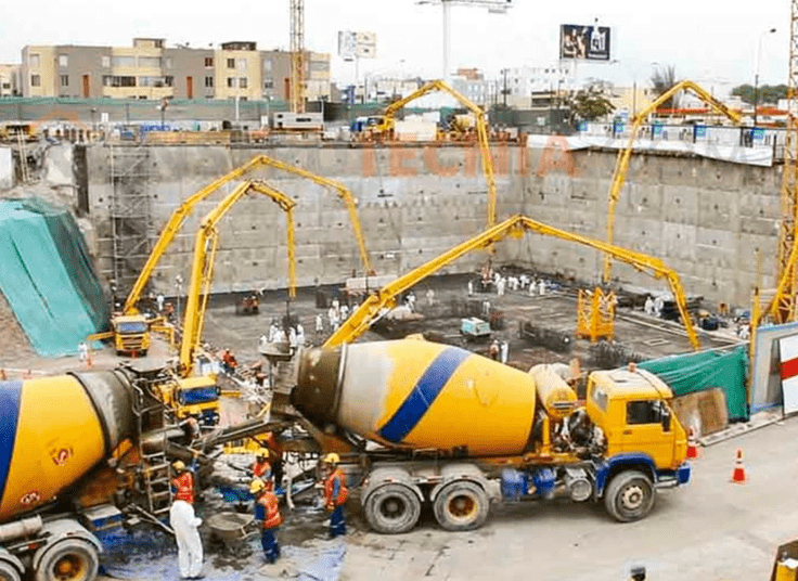 transporte de concreto