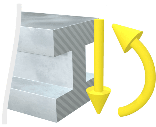 fuerzas internas y momento flector